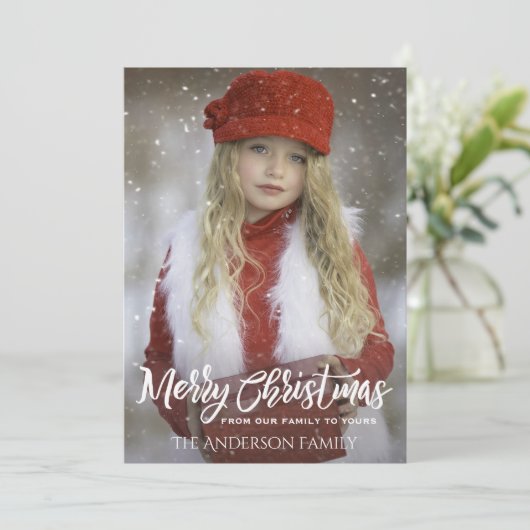 フルフォトメリークリスマスアーガイル、 シーズンカード (スタンド正面)