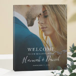 フルフォトモダンーのリハ結婚ーサルディナーへようこそ フェイクキャンバスプリント<br><div class="desc">このシック結婚なリハーサルのディナー歓迎サインは、生き生きとしお気に入りのたスクリプトのファーストネームを含む写真と白い文字を備えてお洒落いる。スタイルに合わせてフォントや文言を変更できる。写真の色によっては、ブラック文字を好む場合もあるかも知れない。その場合は、こちらのウェルカム結婚サインのコレクションをチェックして、ブラックのデザイン!</div>