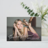 フルフォトモダン大学院生ありがとう サンキューカード (スタンド正面)