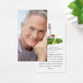 フルフォトライトハウスメモリアル祈りの言葉カード (デスク)