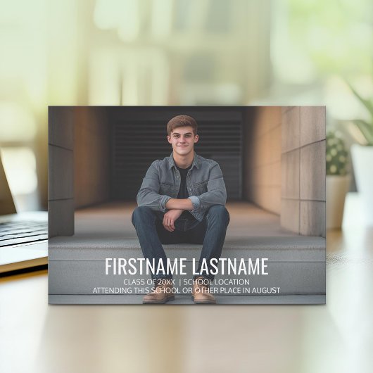 フルフォト卒業パーティー – タイミニマルプ 招待状