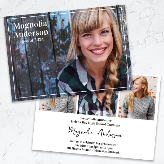 フルフォト卒業 案内状