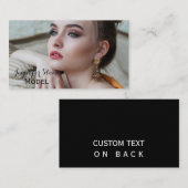 フルフォト名刺 | Model Designerスタイリスト 名刺 (正面/裏面)