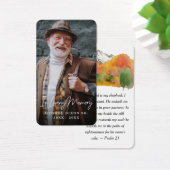 フルフォト秋マウンテン祈りの言葉カード (デスク)