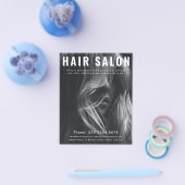 フルフォト美しいヘアネイルサロン美容師 チラシ (シングル)