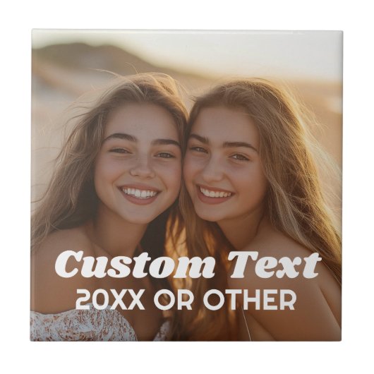 フルフォト – カスタム文字 タイル (正面)