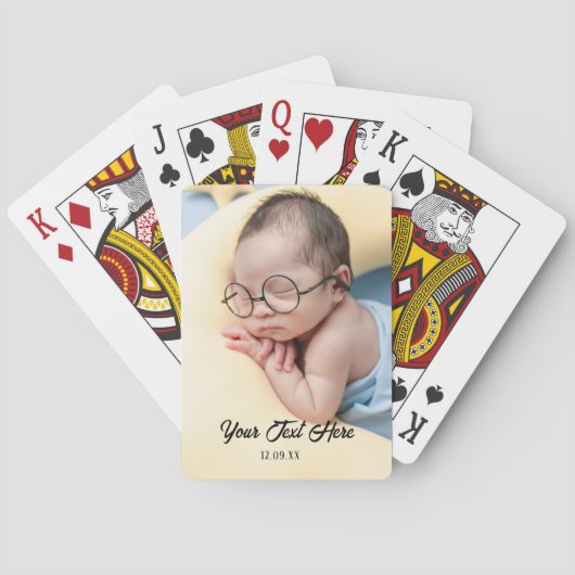 フルフォト – 垂直カスタム文字トランプ トランプ (裏面)