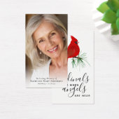 フルフォト(鳥)ショウジョウコウカンチョウメモリアルカード (デスク)