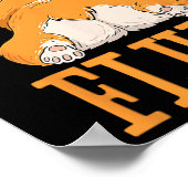 フルフコルギお尻コおもしろいルギ犬愛好家に話す ポスター (角)