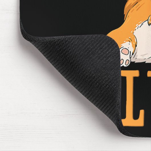 フルフコルギお尻コおもしろいルギ犬愛好家に話す マウスパッド (コーナー)