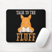 フルフコルギお尻コおもしろいルギ犬愛好家に話す マウスパッド (マウス)