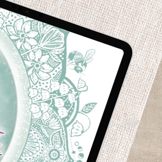 フルフラワームーン | メイムーンイラストレーション ポスター