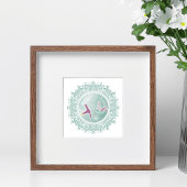 フルフラワームーン | メイムーンイラストレーション ポスター