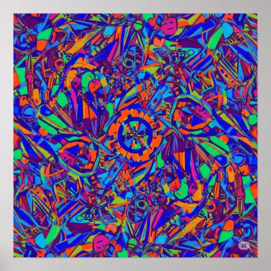 フルフレームカラー分解 ポスター (正面)