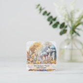 *~*フルフローラムーンフラワーQR AP70結晶 スクエア名刺 (スタンド正面)