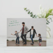 フルブリードフォトとモダンデザイン シーズンカード (スタンド正面)