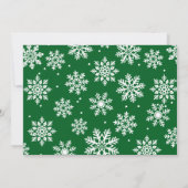 フルブリードフォトとモダンデザイン シーズンカード (裏面)