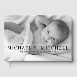 フルブリードフォトベビーバプティスブリスsipと参照 ゲストブック