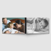 フルブリードフォトベビーバプティスブリスsipと参照 ゲストブック (全面)