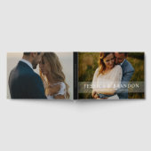 フルブリード写真結婚または特別な機会 ゲストブック (全面)