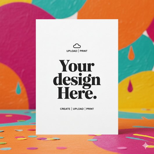 フルブルード 5x7 片面 カード 印刷