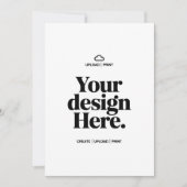 フルブルード 5x7 片面 カード 印刷 (正面)