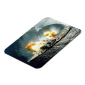 フルブロードサイドフレキシブル磁石の発射 マグネット (左側)