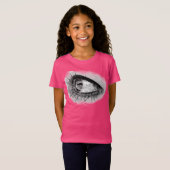 フルマスカラの美しい女性の目 Tシャツ (正面フル)