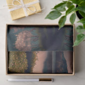 フルムーンとピンクのフローラツリーの分離 薄葉紙 (ギフト)