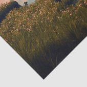 フルムーンとピンクのフローラツリーの分離 薄葉紙 (詳細)