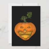 フルムーンと墓地幽霊のよく出るハロウィーン 招待状 (裏面)