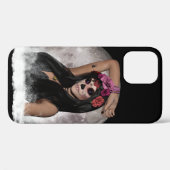 フルムーンのスugar Skull ゴシックパープルアイーズ Case-Mate iPhoneケース (裏面 (横))