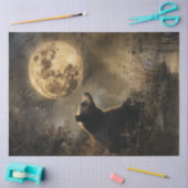 フルムーンのデカップベアナイトシーン 薄葉紙 (クラフト)