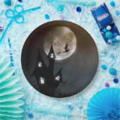 フルムーンウィッチハロウィーン ペーパープレート (パーティー)