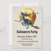フルムーンウィッチハローウィンパーティ 招待状 (正面)