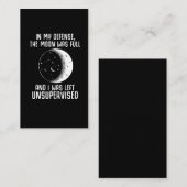 フルムーンウィッチ異教のウィッカ信者引用文 名刺 (正面/裏面)