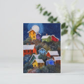 フルムーンオンヒルサイドハウスピッツバーグPA ポストカード (スタンド正面)