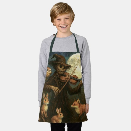 フルムーンカクレクローセレナーデ エプロン (着用した状態)