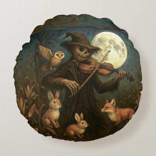 フルムーンカクレクローセレナーデ ラウンドクッション (正面)