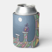 フルムーンクーラーボックスのパープルティキバード 缶クーラー (缶正面)