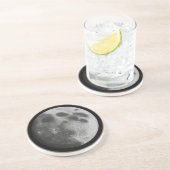 フルムーングレーグラフィック砂岩コースター コースター (側面)