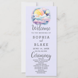 フルムーンシアルスターズラベンダー結婚式 プログラム