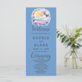 フルムーンシテラルスターズブルー結婚式 プログラム (スタンド正面)