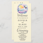 フルムーンシテラルスターズホワイト結婚式 プログラム (正面/裏面)