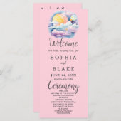 フルムーンシテラルスターズホワイト結婚式 プログラム (正面/裏面)