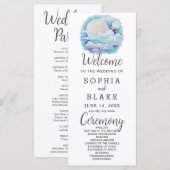 フルムーンシテラルスターズホワイト結婚式 プログラム (正面/裏面)