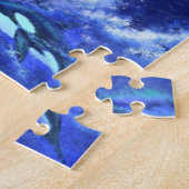 フルムーンジグソーで泳ぐキラークジラパズル ジグソーパズル (側面)