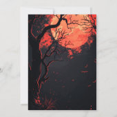 フルムーンツリーズこうもり不気味ハローウィンパーティ 招待状 (裏面)