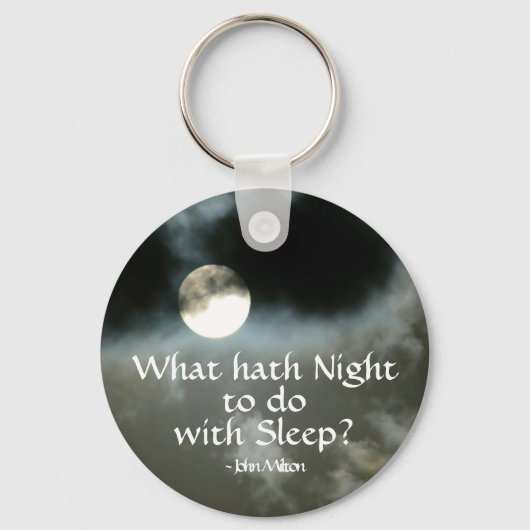 フルムーンナイトタイム引用文ナイトシフト キーホルダー (正面)