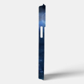 フルムーンネイビーブルー銀河系スカイシアルモノグラム Case-Mate iPhoneケース (裏面 / 右)